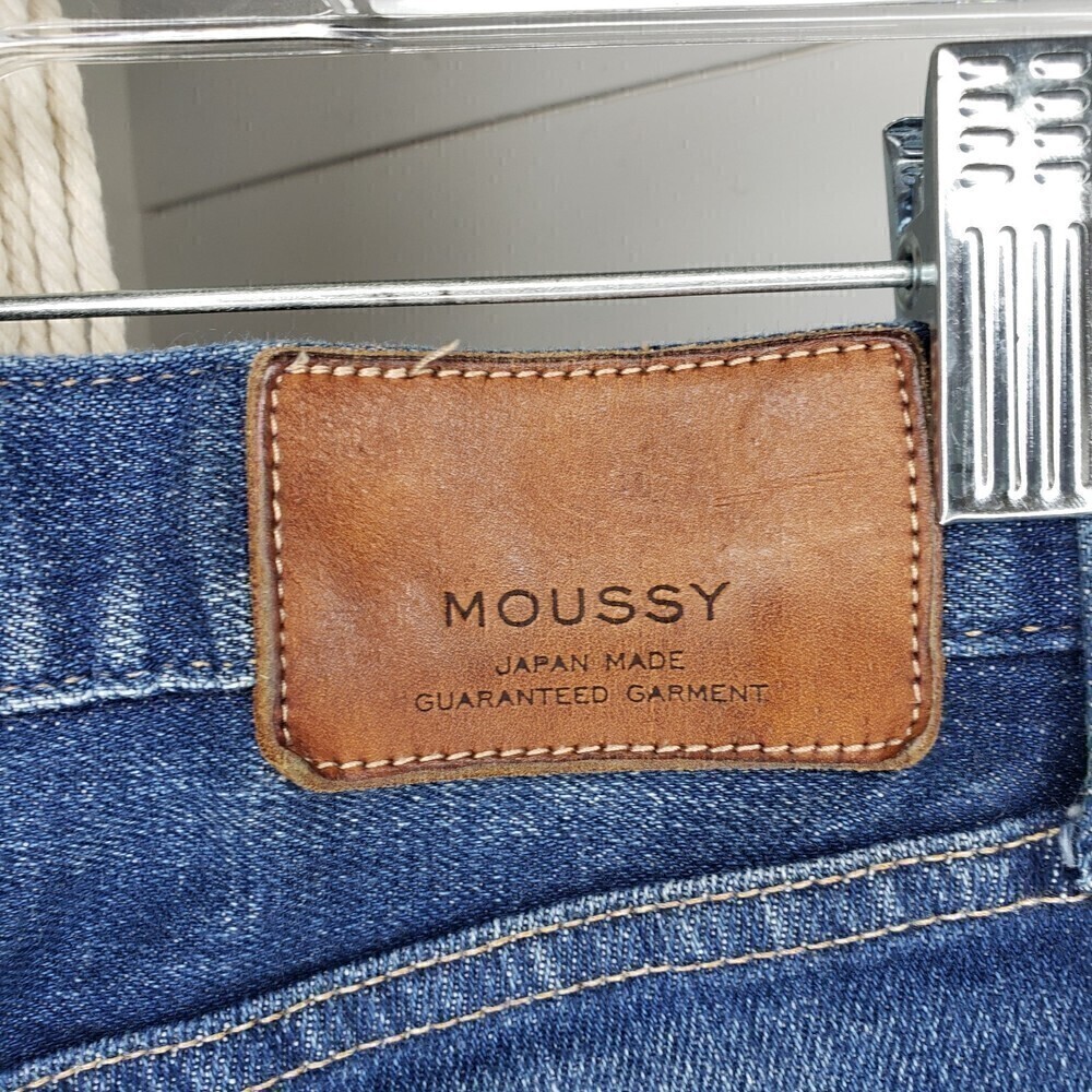 Moussy Distressed Destroyed Skinny Jeans Mid Rise Size 25 - Picture 7 of 8
